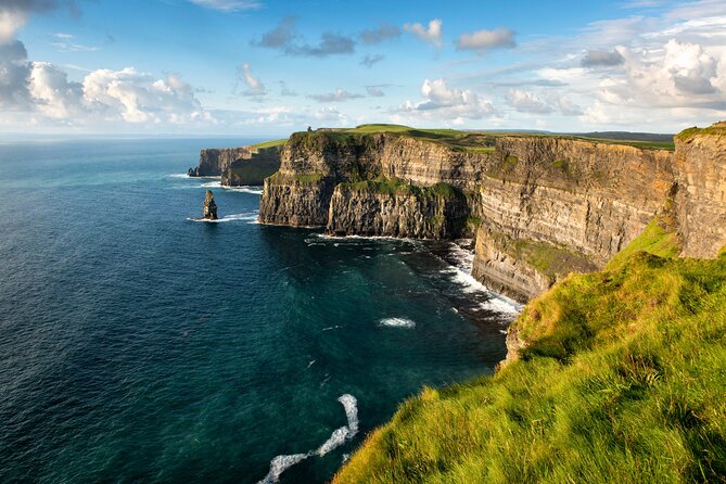 Aran Islands and Cliffs of Moher Day Cruise sailing from Galway City Docks - The Cliffs of Moher look different from the water