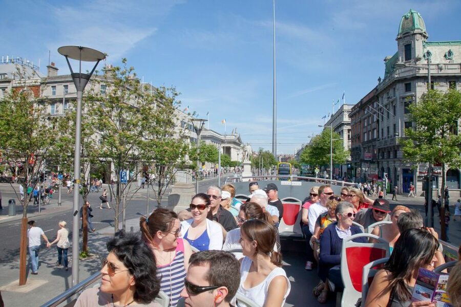 Dublin: Big Bus Hop-On, Hop-Off Tour with Live Guide - The River Liffey and Jameson Distillery