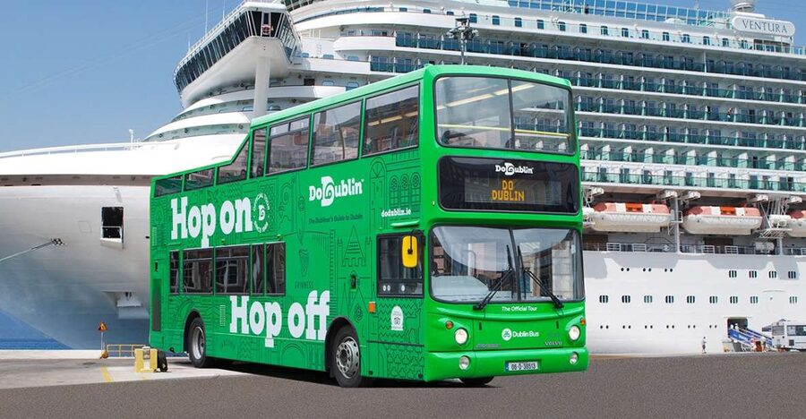 Dublin: Cruise Excursion Hop-On Hop-Off Tour & Rail Ticket - Starting at Dun Laoghaire Harbour