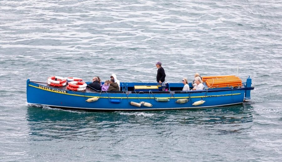 Dublin: Ferry from Howth to Ireland's Eye island - The early 19th-century Martello tower