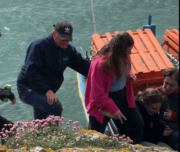 Dublin: Ferry from Howth to Ireland's Eye island - The 15-minute crossing along Howth Head