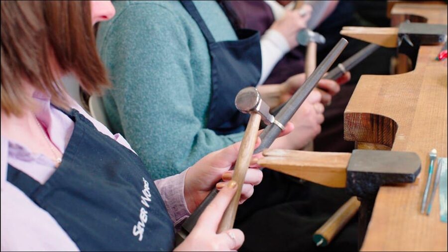 Dublin: Forge a Silver Ring Workshop on George's Street - Finishing and polishing your own ring