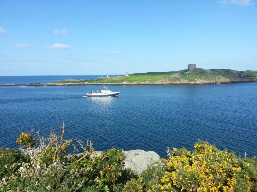 Dublin: Howth Cliffs and Ireland's Eye Boat Cruise - Looking north toward Malahide and Lambay Island