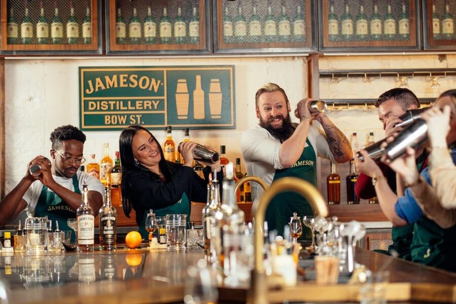 Dublin: Jameson Distillery Whiskey Cocktail-Making Class - Making Cocktails at Jameson Bow Street