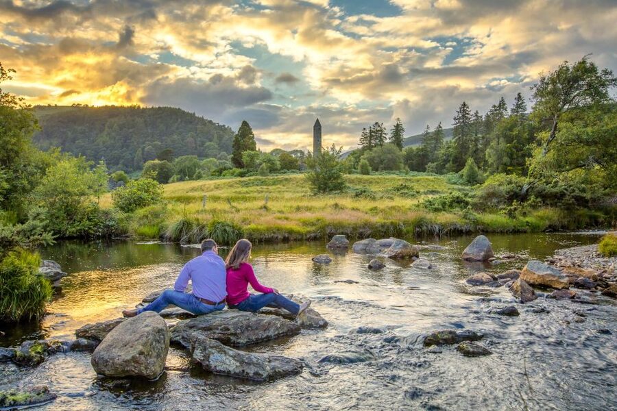 Dublin: Kilkenny, Wicklow & Glendalough Tour & Sheepdog Show - Glendalough: ruins, lakes, and a quiet first stop