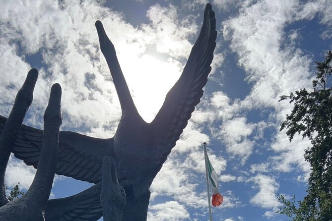 Dublin Mythology and Folklore Tour with Irish Stories and Legends - The Garden of Remembrance and Oisin Kelly’s statue