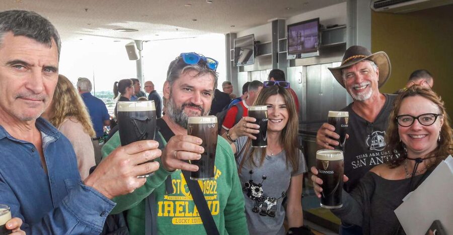 Dublin: Skip-the-Line Guinness and Jameson Whiskey Tour - The Gravity Bar Is The Payoff