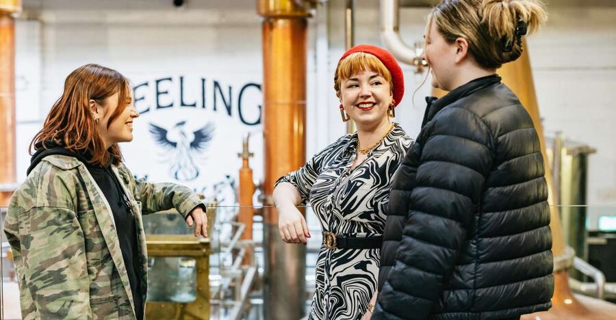 Dublin: Teeling Whiskey Distillery Tour & Tasting - Entering the working distillery