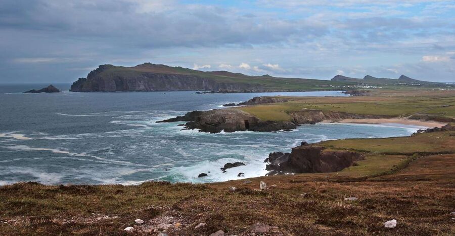 From Cork: Full-Day Guided Tour to Dingle Peninsula - The Mountains Lead Toward Slea Head
