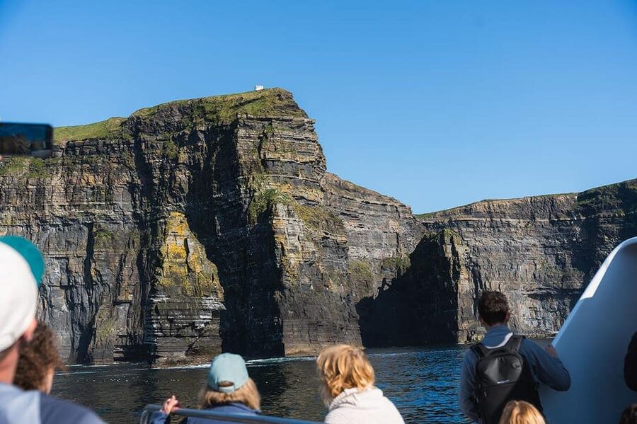 From Doolin: Cliffs of Moher Boat Tour - Aill na Searrach and the giant sea stack