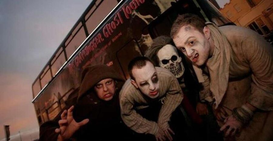 From Dublin: Gravedigger Ghost Bus Tour - St. Audoen’s Church and the old plague stories