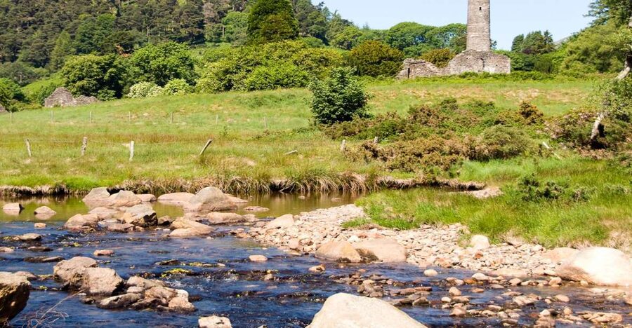 From Dublin: Wicklow Mountains, Glendalough & Kilkenny Tour - Glendalough, where ruins meet the lakes