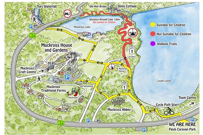 Self-Guided Bike Tour of Killarney National Park, Muckross Gardens & Waterfall - Muckross House and Gardens: the grand opening stop