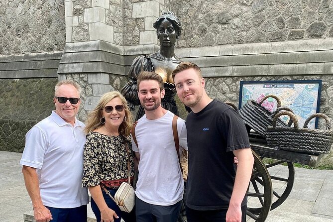 The Dublin Private Walking Tour - Temple Bar beyond the pub sign